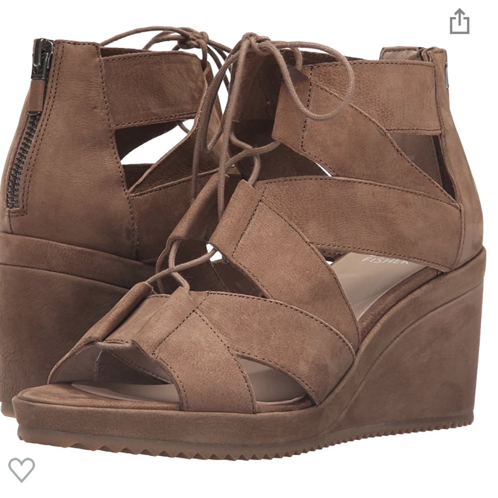 ✅Eileen Fisher Women's DIBS Wedge Sandal Sz 8.5